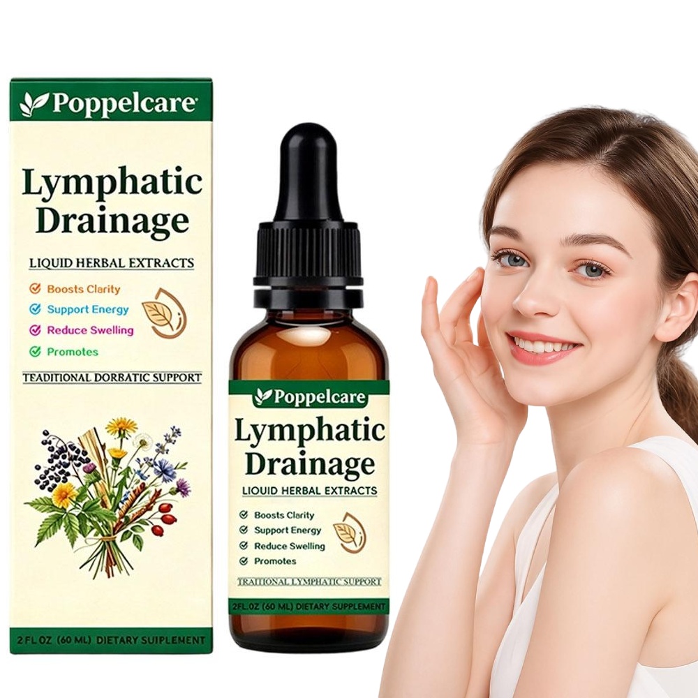 Herbal Wellness Formula - Poppelcare Bitkisel Lenf Drenaj Damlaları 60ml