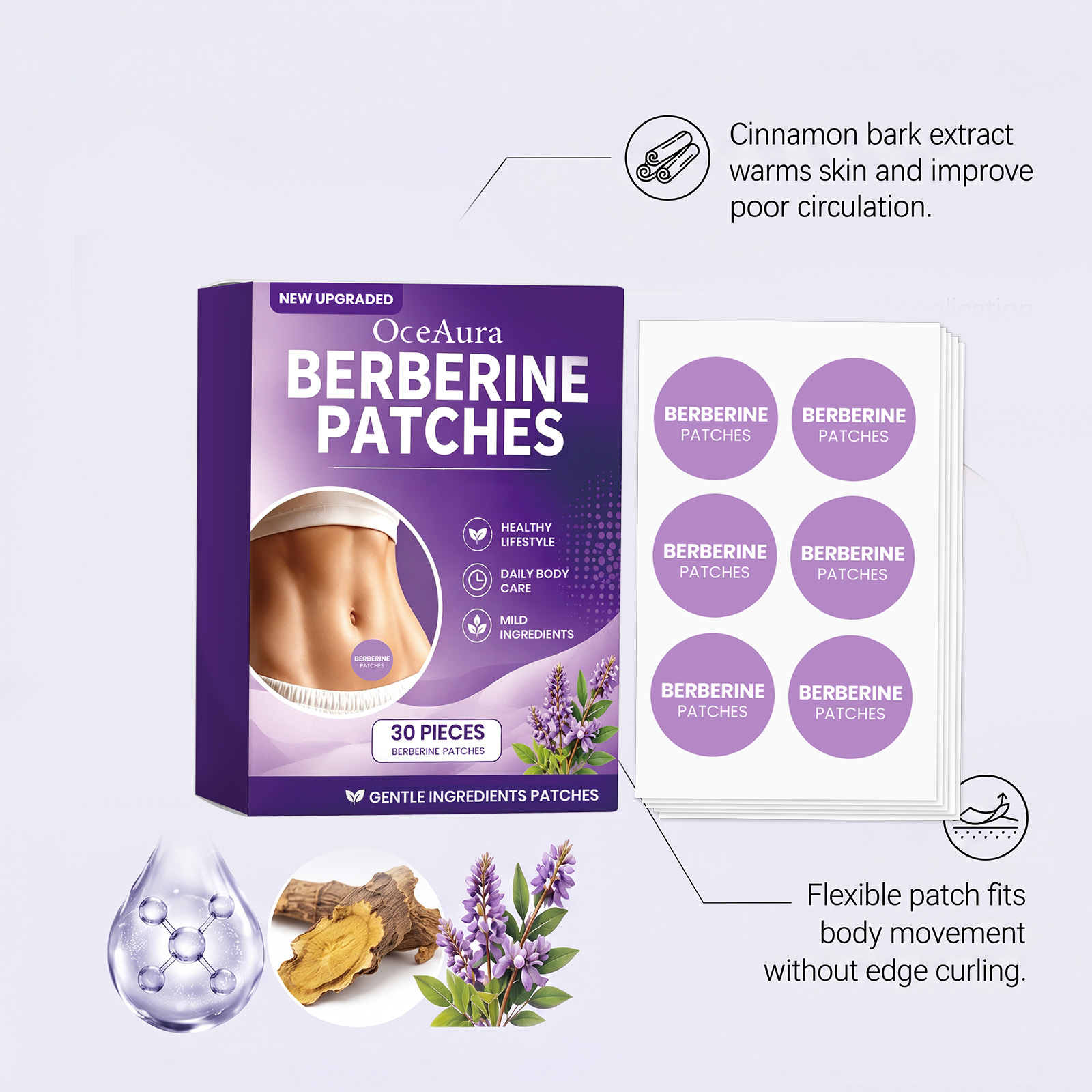 OceAura Berberin Bakım Bantlar - Herbal Wellness Formula incelemesi ve fiyatı