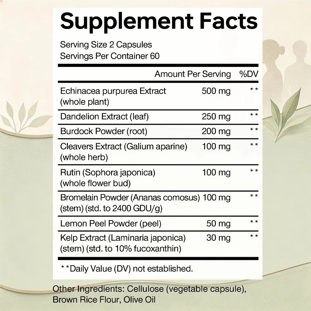 Lenf Drenajı Takviyesi - Lenf  - Herbal Wellness Formula incelemesi ve fiyatı
